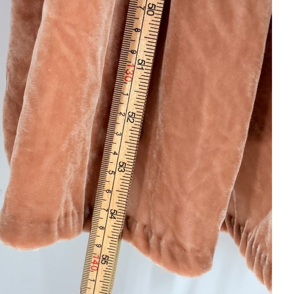 Anthropologie Velvet Empire Waist Midi Dress Blush 18W NWT - Picture 11 of 11